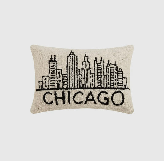 Chicago Needlepoint Pillow